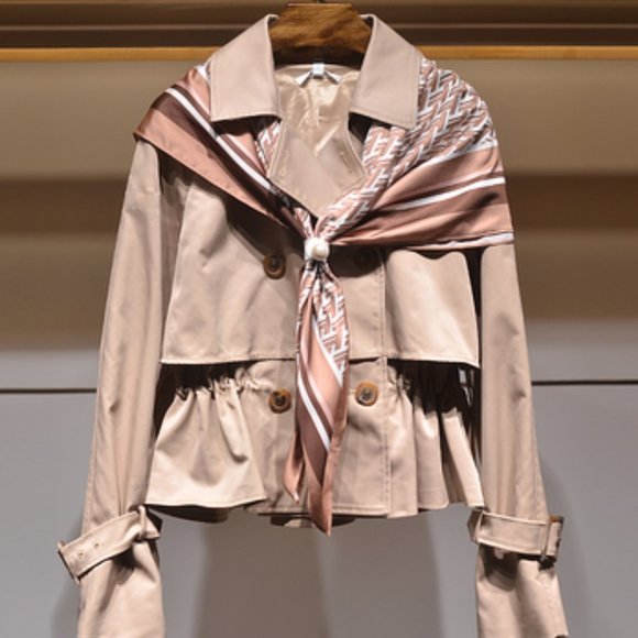 New pleated double breasted Blazer